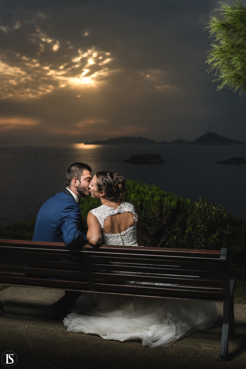 Photo trash the dress coucher du soleil - Laurent SOLA