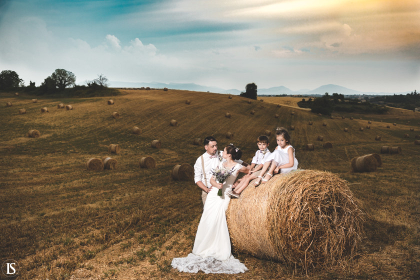 Photo de famille à Valensole